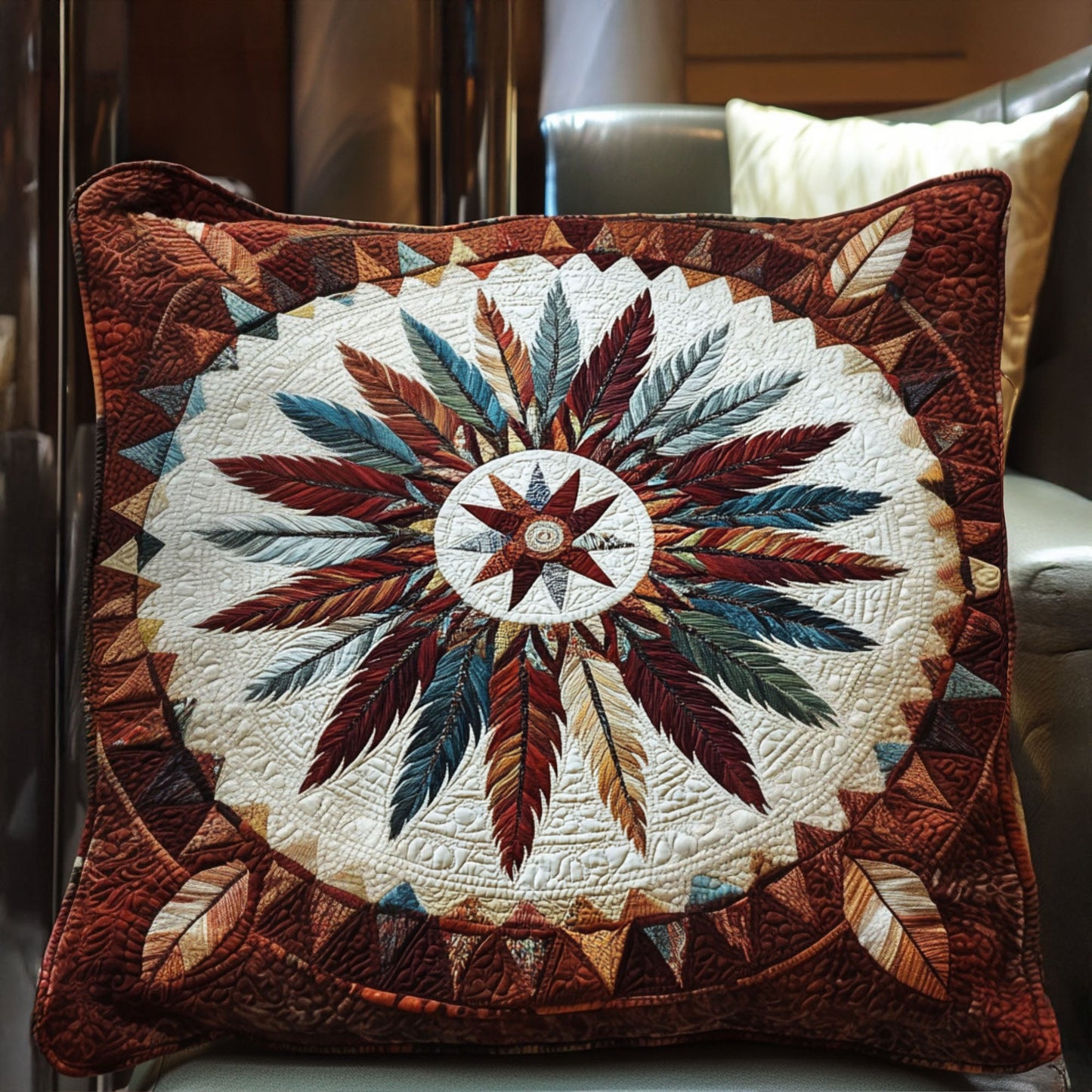 Sacred Design Quilted Pillow Case NCU0PT7487