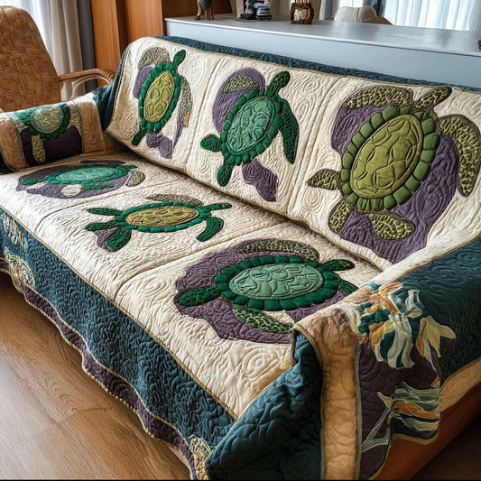 Sacred Drift Quilted Sofa Cover NCU0PT9711
