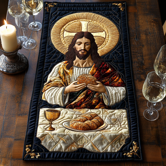 Sacred Grace Quilted Table Runner NCU0VH4939