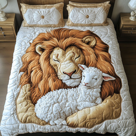 Sacred Harmony 3-Piece Quilted Bedding Set NCU0NT4683