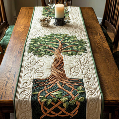Sacred Harmony Quilted Table Runner NCU0DV9315