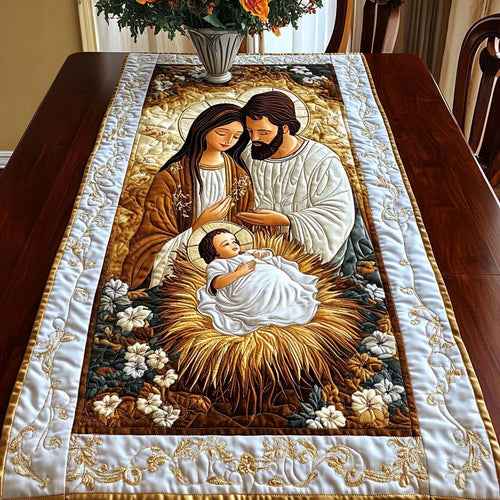 Sacred Harmony Quilted Table Runner NCU0NT1811