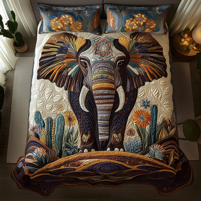 Sacred Herd 3-Piece Quilted Bedding Set NCU0PT7273