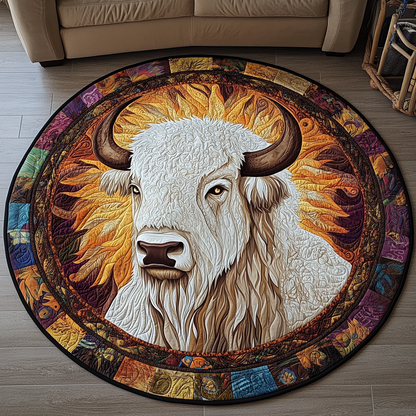 Sacred Herd Quilted Round Mat NCU0DK4987
