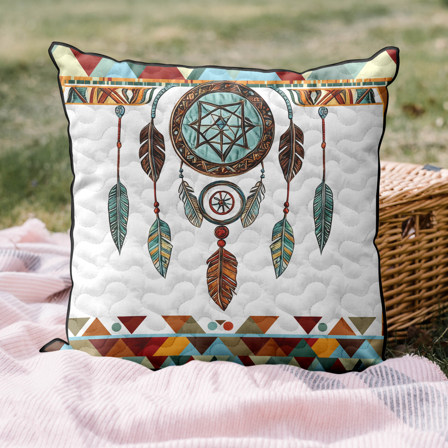 Sacred Hoop Quilted Pillow Case NCU0DK6170