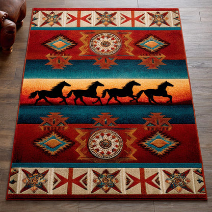Sacred Horse Area Rug NCU0TD2451