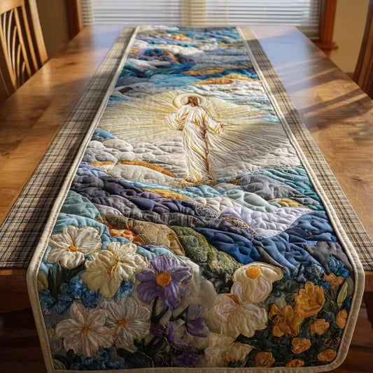 Sacred Light Quilted Table Runner NCU0DV9144