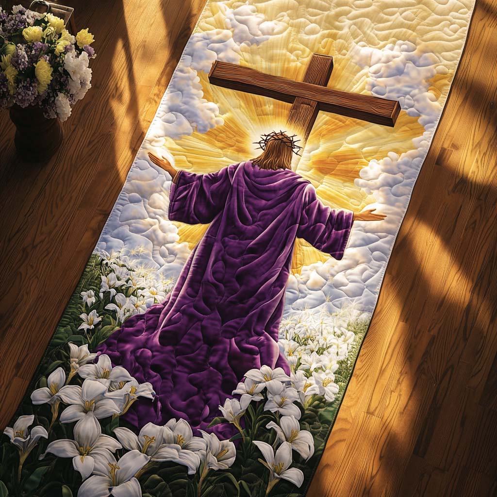 Sacred Path Quilted Table Runner NCU0NT7784