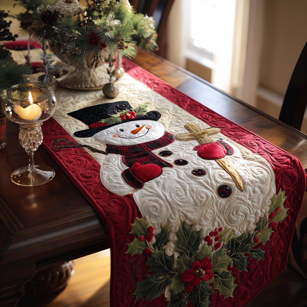 Sacred Peace Quilted Table Runner NCU0NT11461
