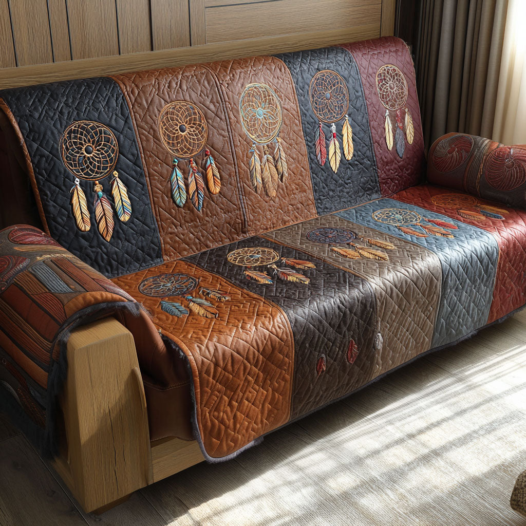 Sacred Plains Harmony Quilted Sofa Cover NCU0PT11202