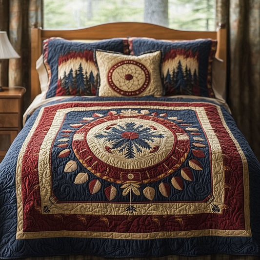 Sacred Protection 3-Piece Quilted Bedding Set NCU0PT7399