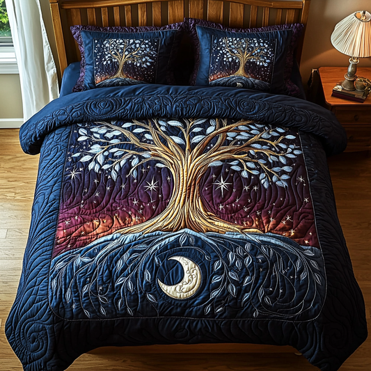 Sacred Roots 3-Piece Quilted Bedding Set NCU0DV6088