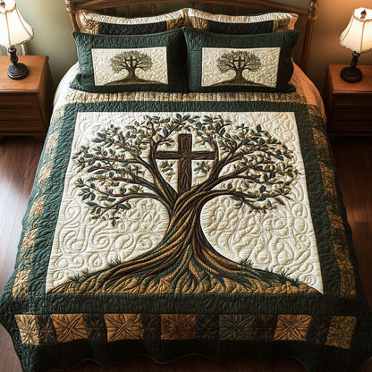 Sacred Roots 3-Piece Quilted Bedding Set NCU0TD2491
