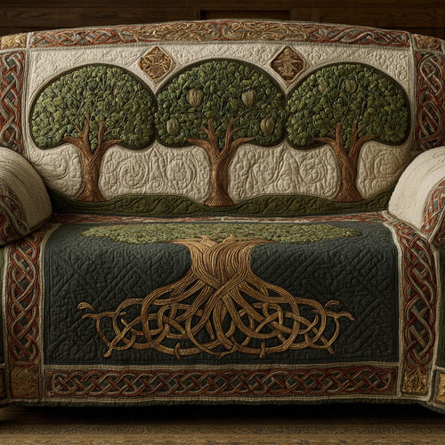Sacred Roots Quilted Sofa Cover NCU0DV9189