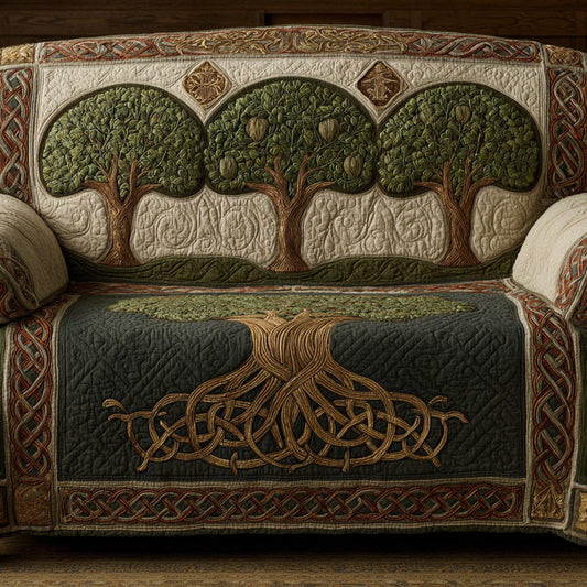 Sacred Roots Quilted Sofa Cover NCU0DV9189