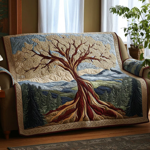 Sacred Roots Quilted Sofa Cover NCU0NT11849
