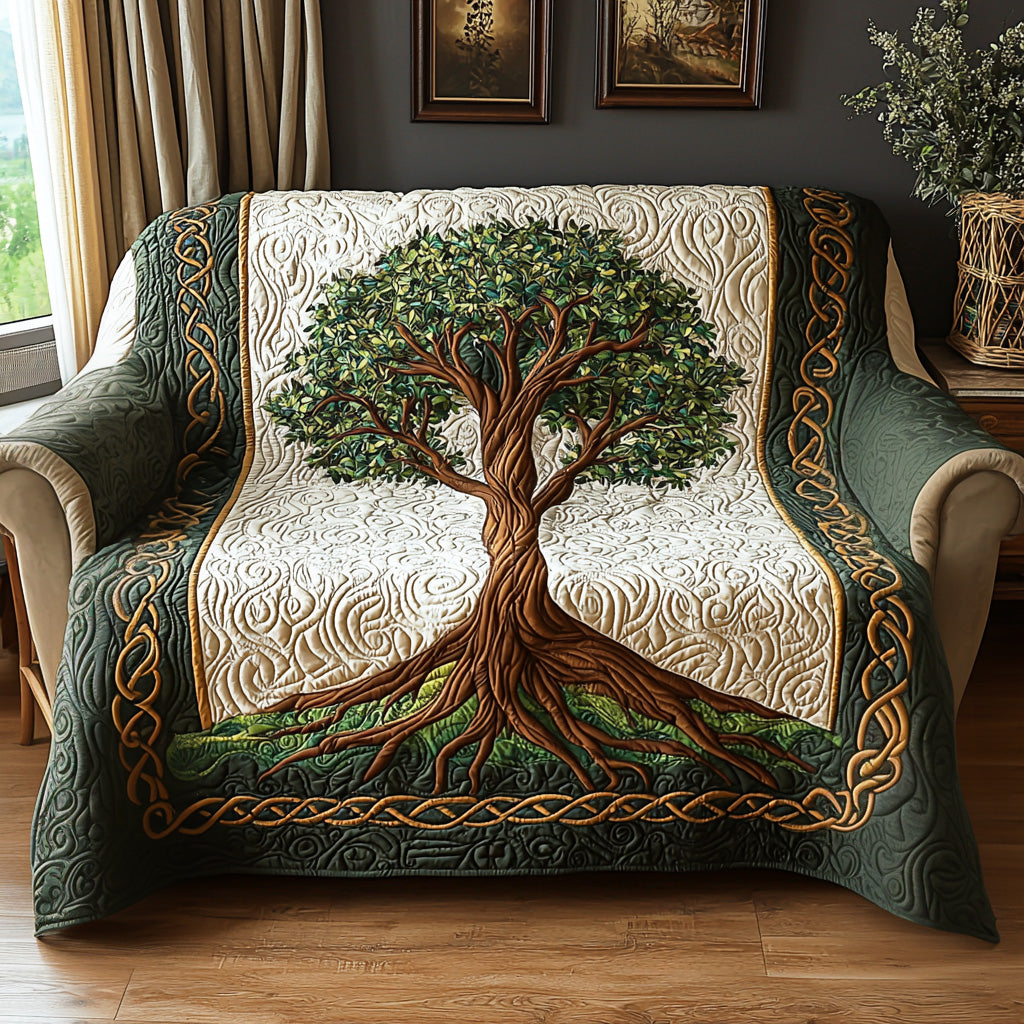 Sacred Roots Quilted Sofa Cover NCU0TD2115