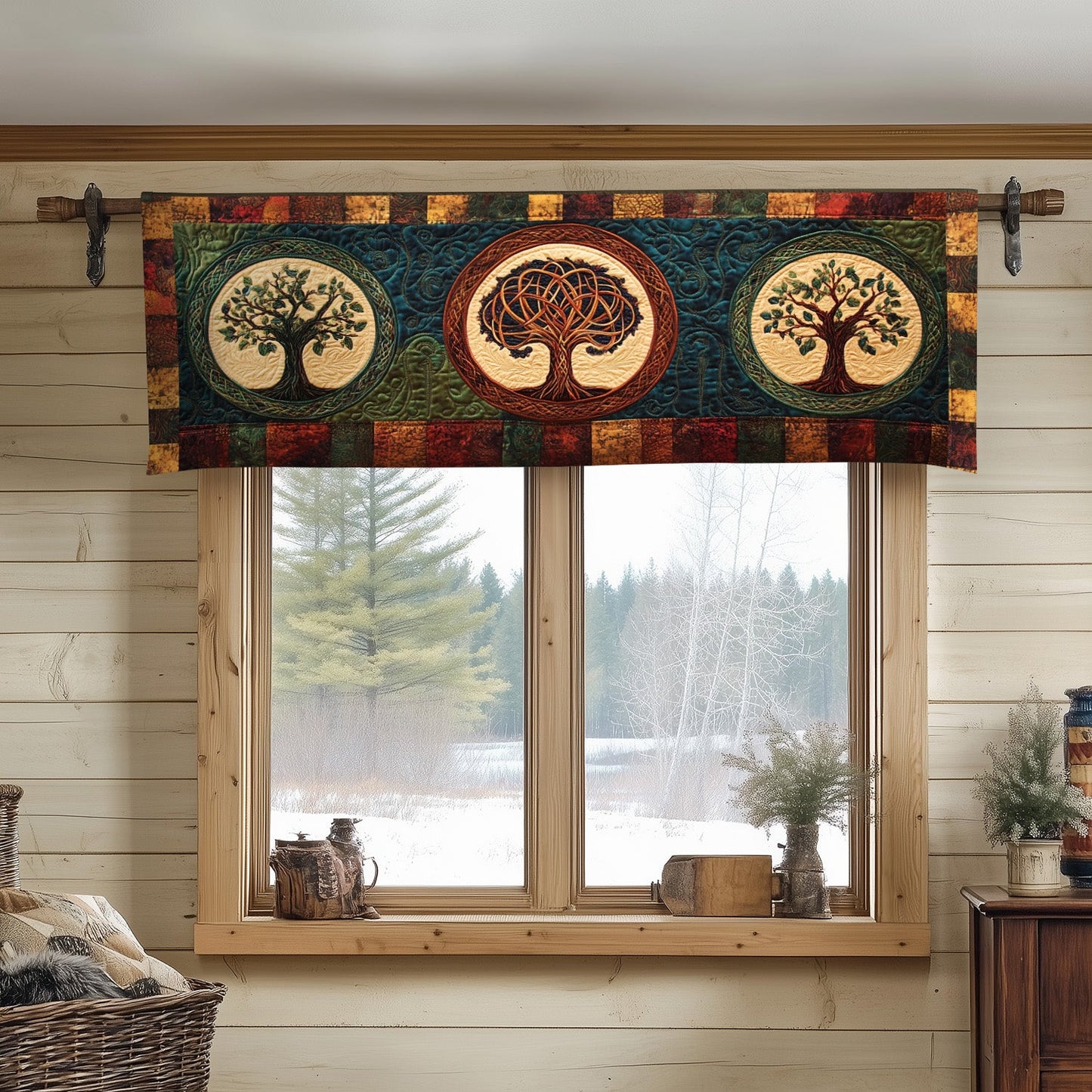 Sacred Roots Quilted Valance NCU0NT4472