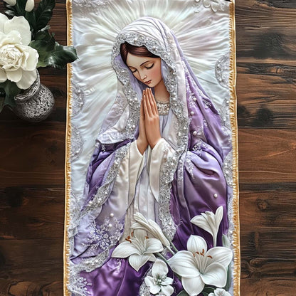 Sacred Serenity Quilted Table Runner NCU0NT7808