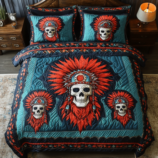 Sacred Spirit 3-Piece Quilted Bedding Set NCU0VH2772