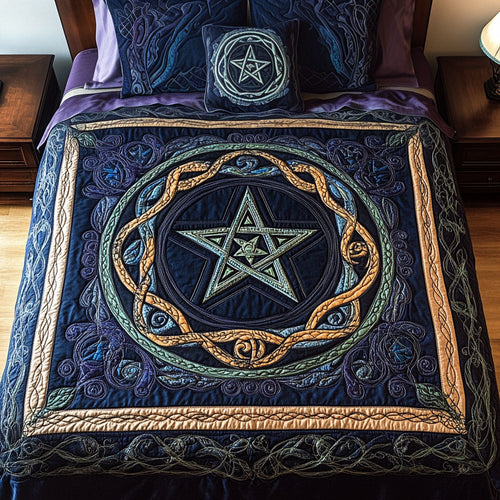 Sacred Star 3-Piece Quilted Bedding Set NCU0PT3302