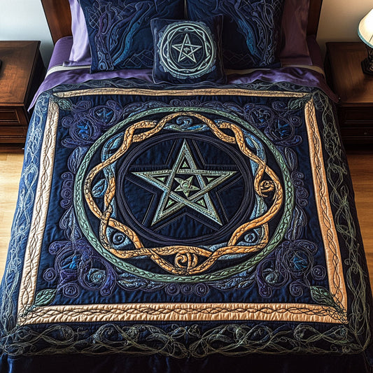 Sacred Star 3-Piece Quilted Bedding Set NCU0PT3302