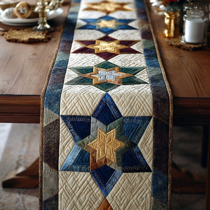 Sacred Star Quilted Table Runner NCU0NT12017