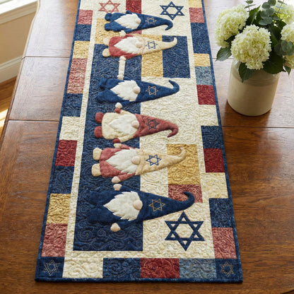 Sacred Stars Quilted Table Runner NCU0NT12186
