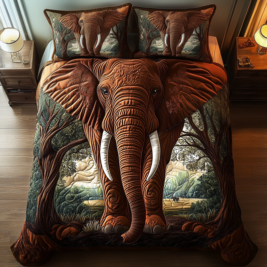 Sacred Strength 3-Piece Quilted Bedding Set NCU0DV3543