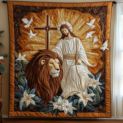 Sacred Strength Quilted Blanket NCU0DV6463