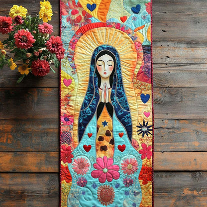 Sacred Sunset Quilted Table Runner NCU0NT7922