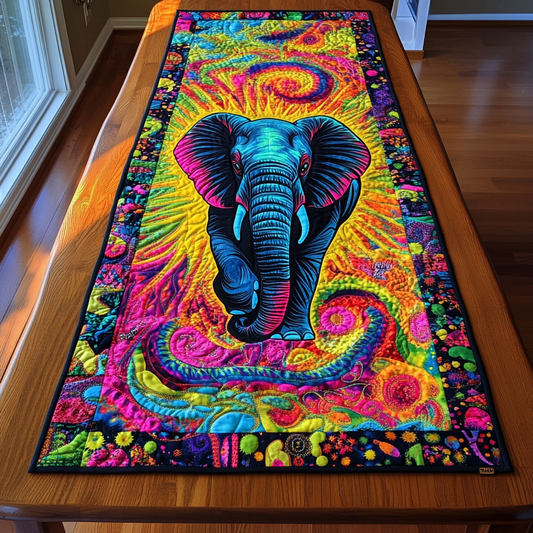 Sacred Trunk Quilted Table Runner NCU0DK4462