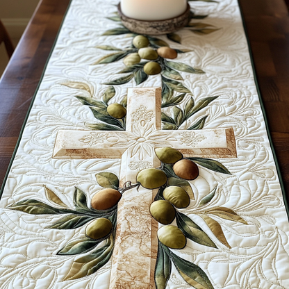 Sacred Vine Quilted Table Runner NCU0VH5774