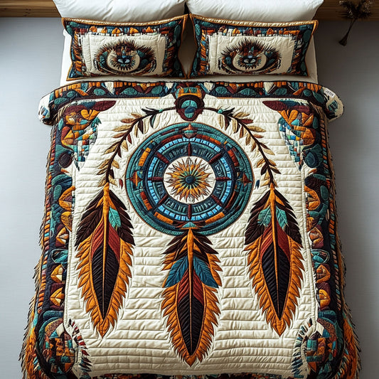 Sacred Visions 3-Piece Quilted Bedding Set NCU0PT2936