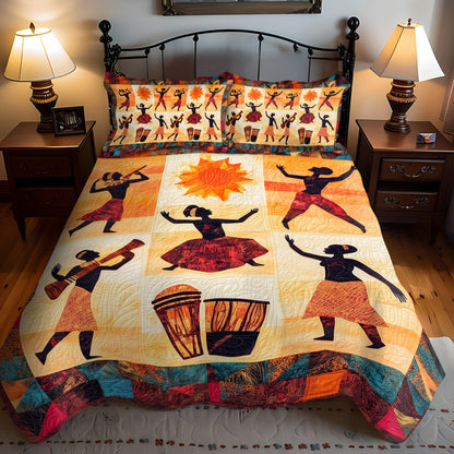 Sacred Warriors 3-Piece Quilted Bedding Set NCU0PT7326