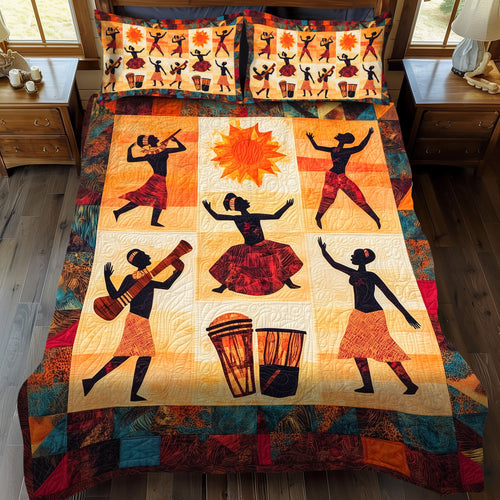 Sacred Warriors 3-Piece Quilted Bedding Set NCU0PT7326