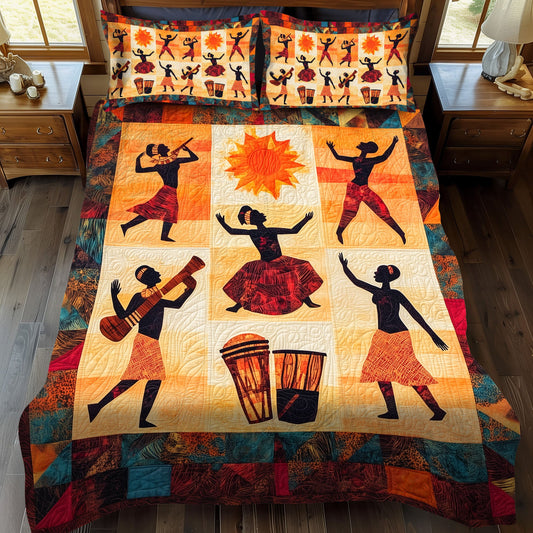 Sacred Warriors 3-Piece Quilted Bedding Set NCU0PT7326