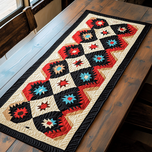 Sacred Weave Quilted Table Runner NCU0DK4423