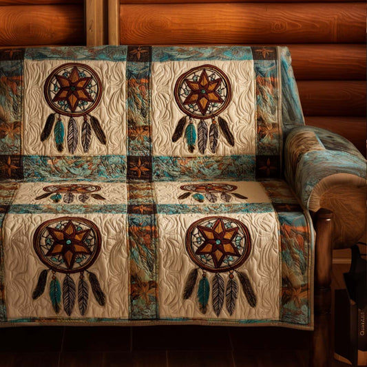 Sacred Winds Quilted Sofa Cover NCU0NT10651