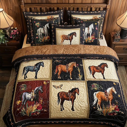 Saddle Skies 3-Piece Quilted Bedding Set NCU0DV7263