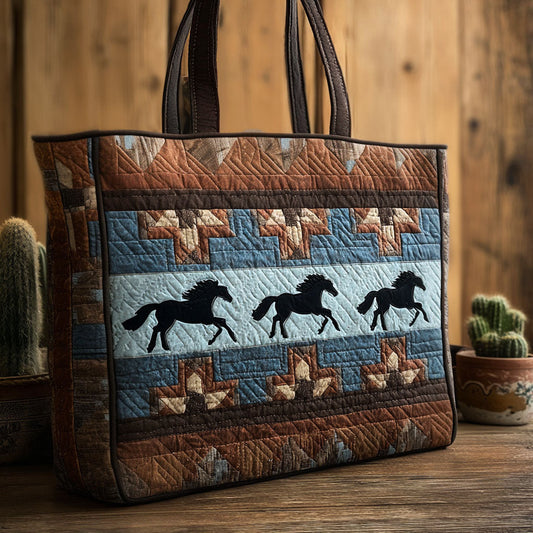 Saddle Stitch Quilted Tote Bag NCU0PT8594