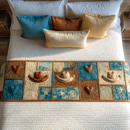Saddle Style Quilted Bed Runner NCU0NT8497