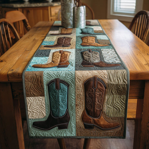 Saddle Trail Quilted Table Runner NCU0TV1445