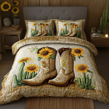 Saddle Up 3-Piece Quilted Bedding Set NCU0VL1456