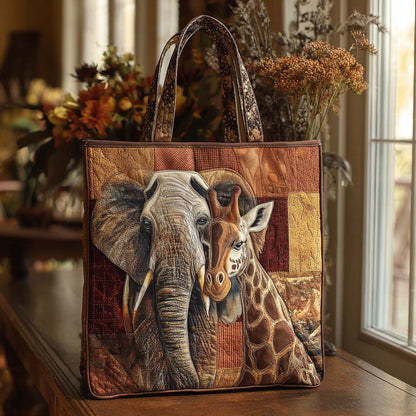 Safari Companions Quilted Tote Bag NCU0PT9449