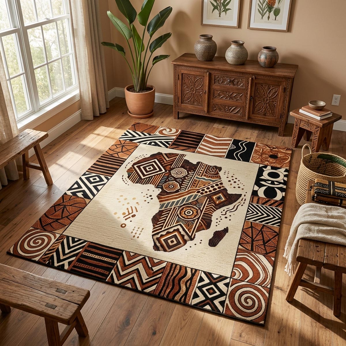 Safari Harmony Area Rug NCU0DV9653