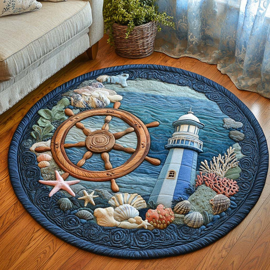 Safe Passage Quilted Round Mat NCU0NT7466