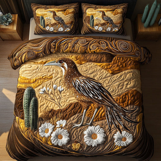 Sage Drift 3-Piece Quilted Bedding Set NCU0NT7142
