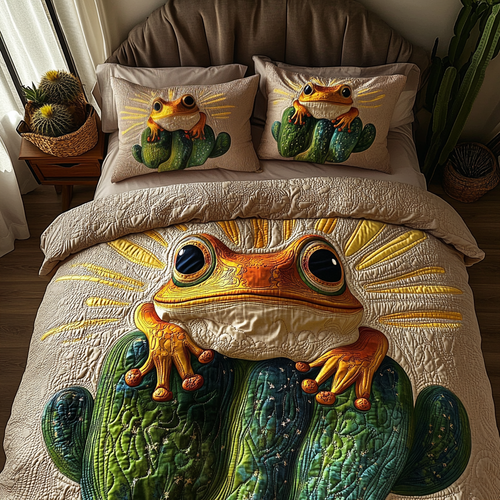 Sagebrush Hopper 3-Piece Quilted Bedding Set NCU0DV5560