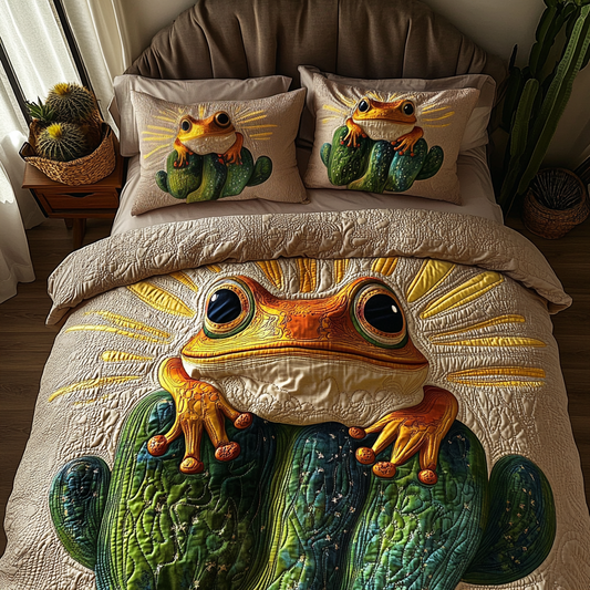 Sagebrush Hopper 3-Piece Quilted Bedding Set NCU0DV5560